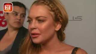 Lindsay Lohan Reacts to Letterman Interview [upl. by Lecia]