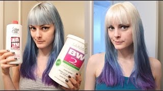 How to Bleach Hair White Bleaching Tutorial [upl. by Fotinas]