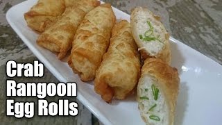 Crab Rangoon Egg Rolls Recipe  Episode 255 [upl. by Morehouse]