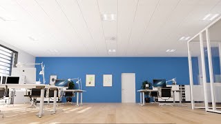 Rockfon® System T24 X DLC™  Ceiling System Installation [upl. by Topping]