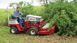 Clearing Thick Brush and Giant Thorn Bushes with Ventrac [upl. by Rillings]