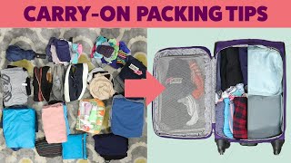 How To Pack A CarryOn Suitcase For A TwoWeek Trip [upl. by Esilahs121]