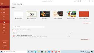 How to Create a Presentation in PowerPoint  Office 365 [upl. by Nanete275]