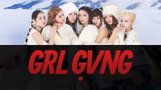 XG  GRL GVNG Lyrics Video  KPOPWorld Music [upl. by Norwood]