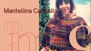 Tutorial Uncinetto MANTELLINA COPRISPALLE Cannella Madame Crochet [upl. by Wivina516]