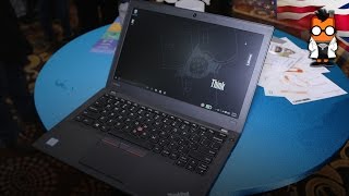 Lenovo ThinkPad x260 Hands On  CES 2016 [upl. by Notsehc]