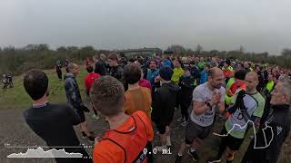 Irchester Country Parkrun  Event 200  Full Route Video with Telemetry Not Edited [upl. by Haral]