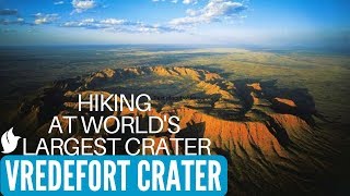 EARTHS LARGEST CRATER  VREDEFORT DOME HIKING  Parys South Africa [upl. by Aititel408]