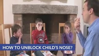 UNBLOCK A CHILDS NOSE IN 3 MINUTES using the Buteyko Breathing Method [upl. by Arnuad145]