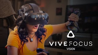 Introducing VIVE Focus Vision  NextGen VR Gaming by HTC VIVE [upl. by Eyt22]