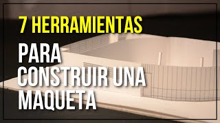 CÓMO HACER MAQUETAS DE ARQUITECTURA  Taller virtual de Arquitectura [upl. by Lona215]