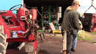 IH 584 engine rebuild Part 1 [upl. by Eicnan]