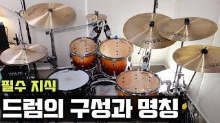 드럼의 구성과 명칭  드러머의 필수 지식 [upl. by Akital21]