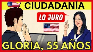 2024  ENTREVISTA Y EXAMEN de ciudadanía americana CON EXPLICACIÓN N400 en inglés y español [upl. by Anialahs157]