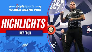 NEEDLE ON STAGE 👀  Day Four Highlights  2022 BoyleSports World Grand Prix [upl. by Pegasus668]