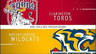 U16A  Clarington Toros vs Whitby Wildcats White [upl. by Nim]