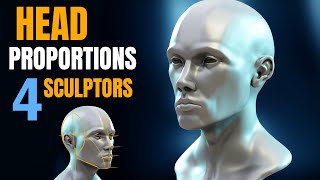 Head Proportions 4 Sculpting  Detailed Follow Along Tutorial [upl. by Donia]