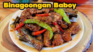 BINAGOONGANG BABOY  Pork Binagoongan [upl. by Charlot]