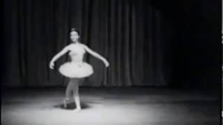 Maria Tallchief in the pizzicato from Sylvia 1951 [upl. by Gregson730]