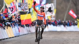 Mathieu van Der Poel takes gold  2015 UCI Cyclocross World Championships  Tábor Czech Republic [upl. by Yeca179]