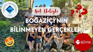 BOĞAZİÇİ HAKKINDA BİLİNMEYENLER ACİL EKİBİYLE [upl. by Jat259]