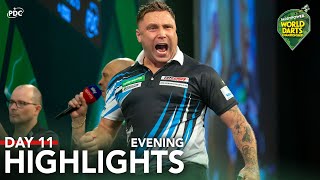 BIG UPSET Day 11 Evening Highlights  202324 Paddy Power World Darts Championship [upl. by Cowan]