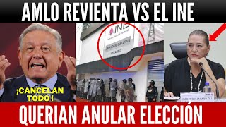 ACABARON ABRAZOS TOMAN EL INE AMLO REVIENTA CONTRA TADDEI ARMABAN FRAUDE SE PONE FEO [upl. by Dugan]