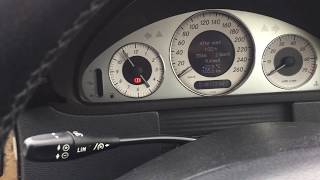 How to Set Time in Mercedes CLK W209 Japan Import [upl. by Doris]