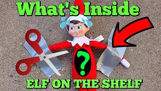 Whats Inside The ELF ON THE SHELF The Mean Elf Twins Take Candy Cane Our Elf Friend [upl. by Llerreg]