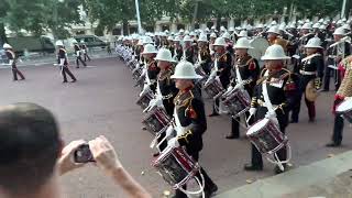 Massed Bands of the Royal Marines Beating Retreat 2022 [upl. by Nisay]