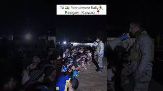 TA Recruitment Rally Kupwara nsg indianarmy armylover fauji ncc motivational jkp viralvideo [upl. by Orsay]