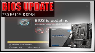 MSI PRO H610ME DDR4 BIOS UPDATE [upl. by Odnalor406]