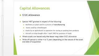 Study Unit 3 Capital Allowances and Recoupments [upl. by Enomor808]