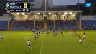 Irish Rugby TV UCD v Clontarf  Full Replay Of Ulster Bank League Opener [upl. by Aitsirk]