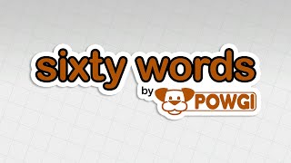 Sixty Words By POWGI PS4PS5XboxSwitch Platinum Trophy GuideRequired Solutions [upl. by Jacqueline]