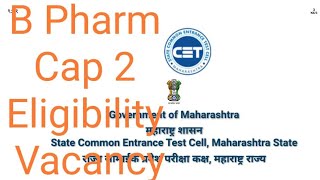 B Pharm Admission Process कॅप राउंड 2 ऑप्शन फॉर्म [upl. by Hnil533]