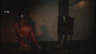 RESIDENT EVIL 2 Claire Plug Puzzle 2nd Run [upl. by Ahsats]