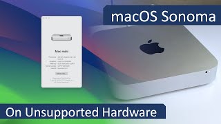 Install macOS Sonoma on unsupported models [upl. by Htenay]