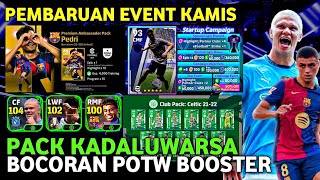 PACK PREMIUM BARU PEMBARUAN KAMIS 29 AGUSTUS BOCORAN POTW BOOSTER EFOOTBALL 2024 MOBILE amp PACK [upl. by Yehc]