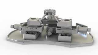 PlanarPod 6DOF Motion Platform  Vacuum 6Axis Robotic Parallel Positioning System by PI miCos [upl. by Aneret675]