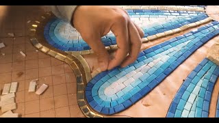 Creating a Mosaic Pool Our Unique Journey from Design Concept to Complete Installation [upl. by Calva]