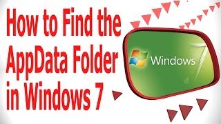 How to Find the AppData Folder in Windows 7 [upl. by Vally309]