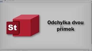 Stereometrie  Odchylka dvou přímek [upl. by Shum945]