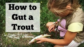 How to Gut a Trout [upl. by Leziar]