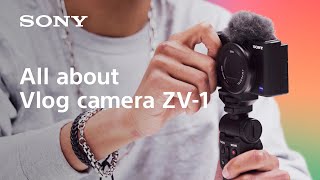 Learn about vlog camera ZV1  Sony [upl. by Peppy]