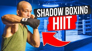 20 Minute Shadow Boxing HIIT  No equipment boxing workout [upl. by Birch]