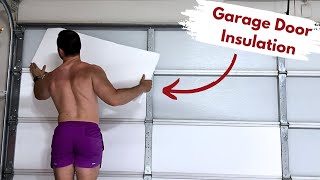 How to Insulate Your Garage Door in 2 Hours  Builds by Maz [upl. by Gaut]