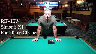 Review Simonis X1 Pool Table Cleaner [upl. by Allemac798]