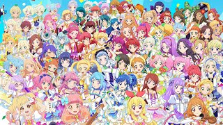 Aikatsu all intros OGStarsFriendson Parade [upl. by Jona995]