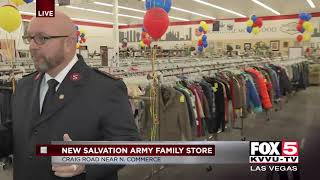 Salvation Army opens new family store [upl. by Akehsay]